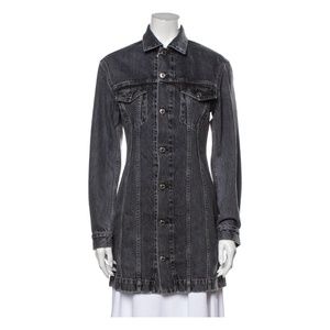 HELMUT LANG BLACK DENIM DRESS